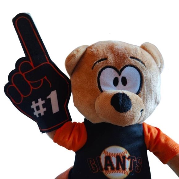 Good Stuff Giants Baseball Logo Teddy Bear Stuffed Animal - Picture 6 of 8
